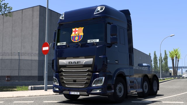 BARCELONA DAF XF STICKER BY RODONITCHO MODS 1.0 1.40 1.49