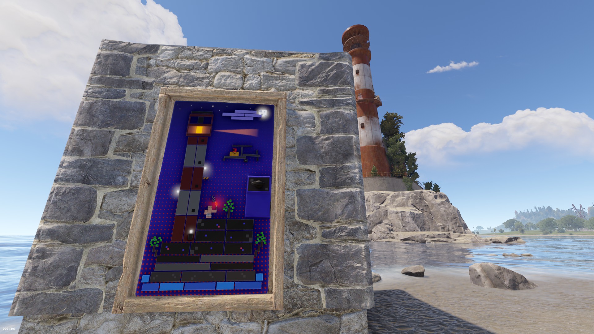 Blocky Lighthouse Door