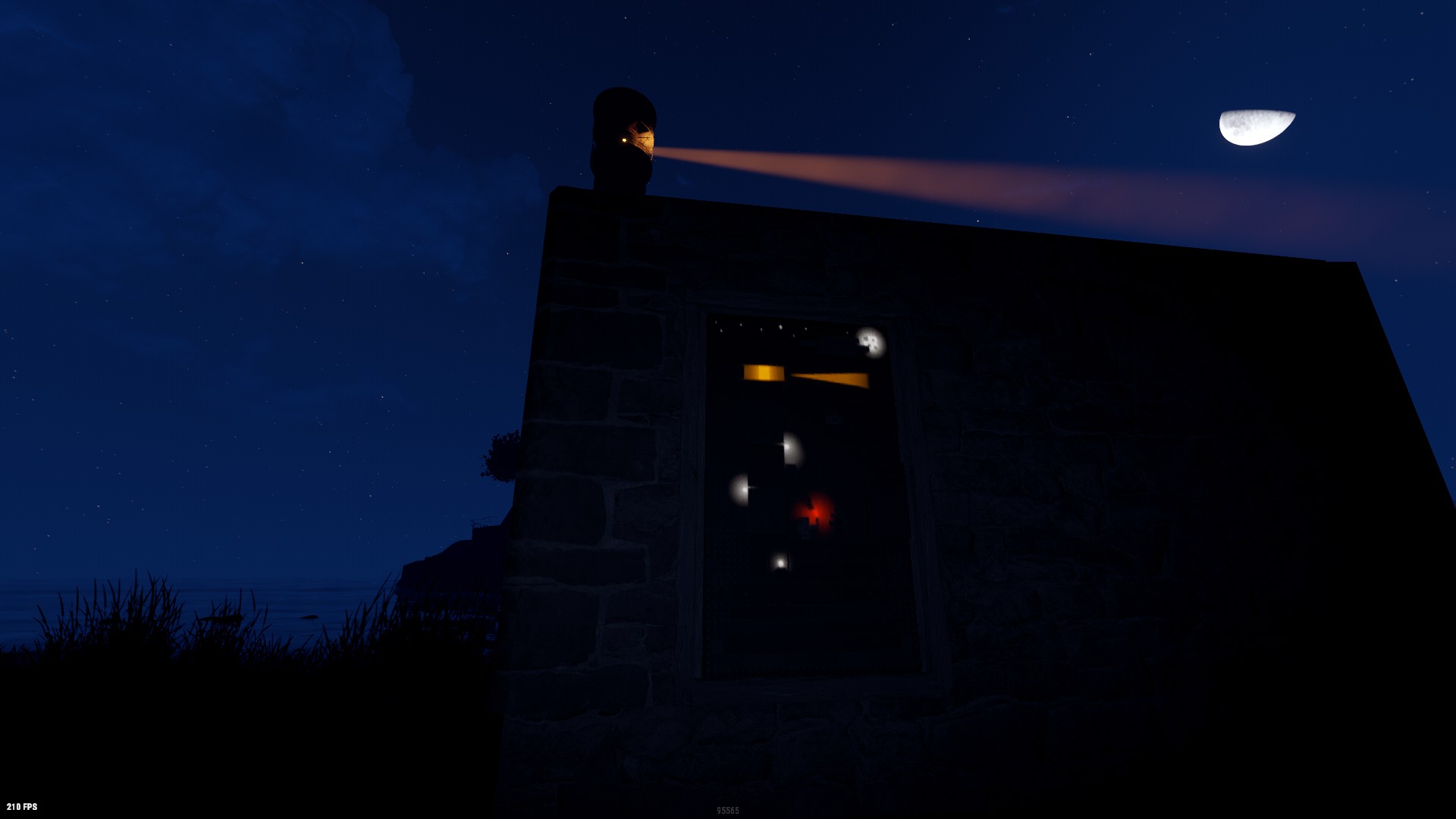 Blocky Lighthouse Door