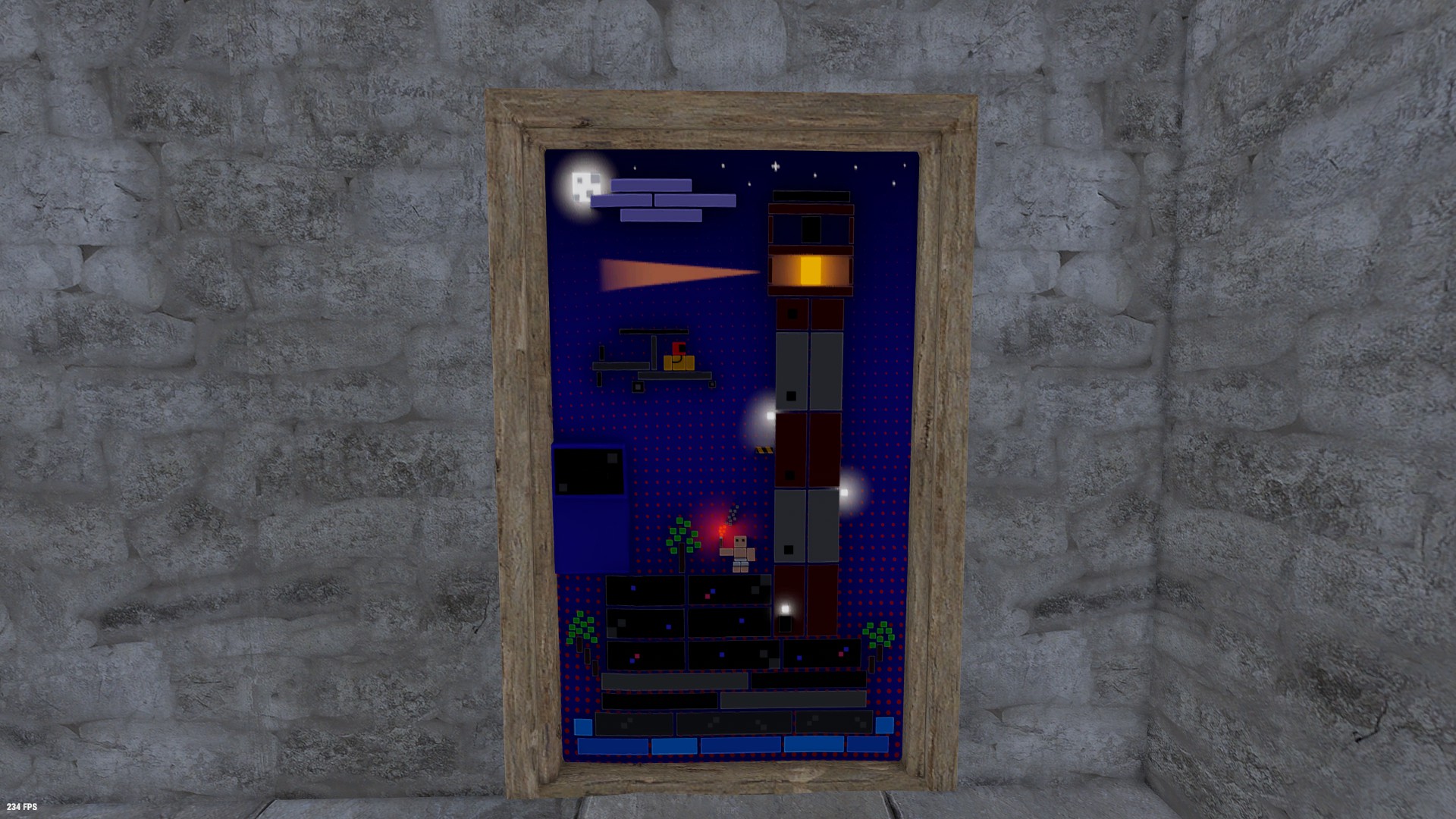 Blocky Lighthouse Door