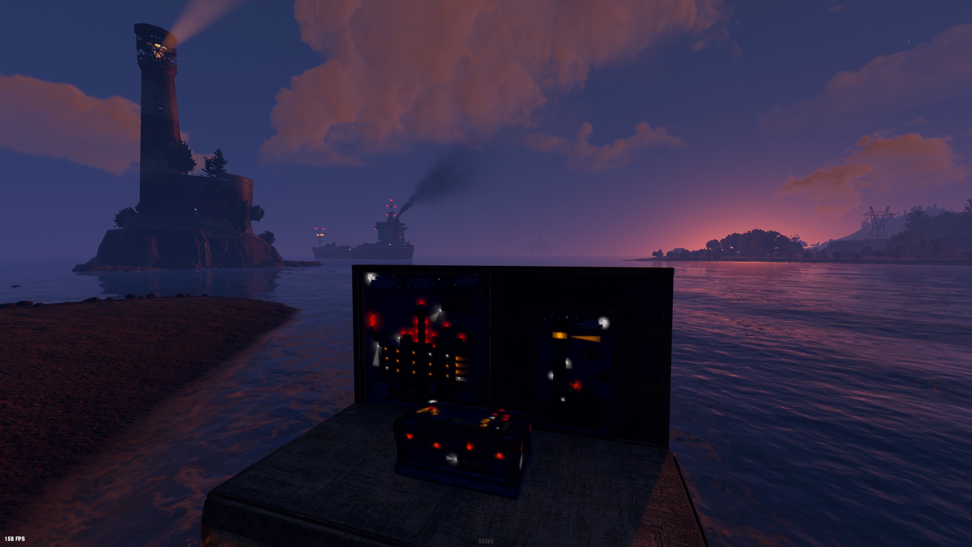 Blocky Lighthouse Door