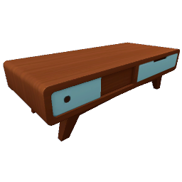 TS4 Retro coffee table - wood
