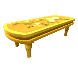 TS4 Old-fashioned coffee table - yellow