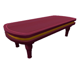 TS4 Old-fashioned coffee table - red