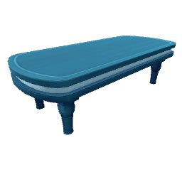 TS4 Old-fashioned coffee table - blue