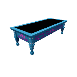 TS4 Mirror top table - blue