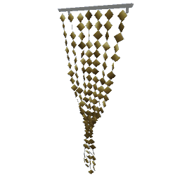TS4 Bead curtain - gold