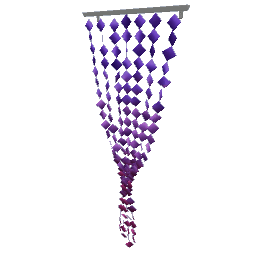TS4 Bead curtain - purple