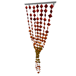 TS4 Bead curtain - orange