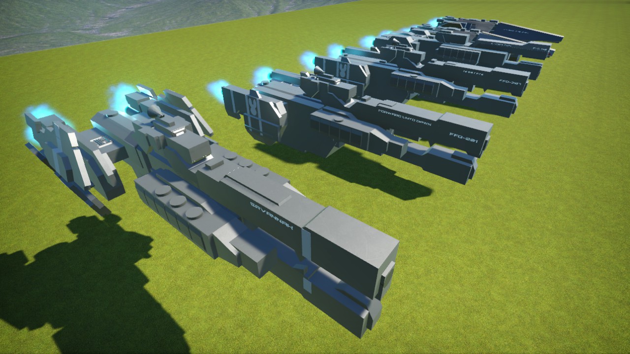Famous Halo series ships pack