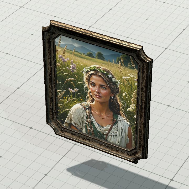 Painting, Meadow Nymph