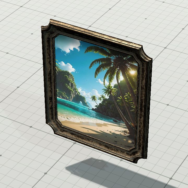 Painting, Tiki Lagoon