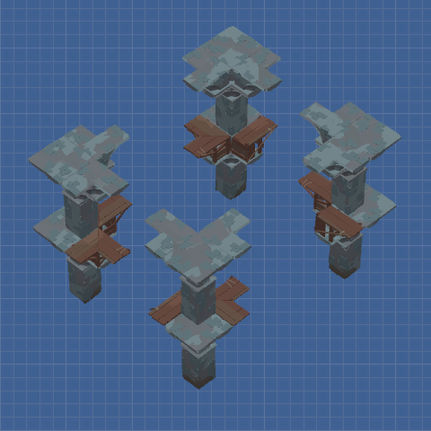 8 House all full upgraded, can be unlimited stack up and more. The Staircase + expended roof blueprint. part 2 of 3