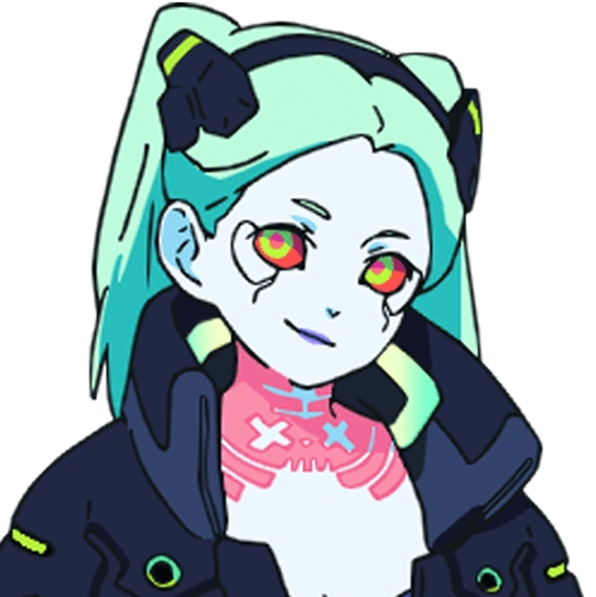 Rebecca (Edgerunners) InfectionHUD Portrait - Louis
