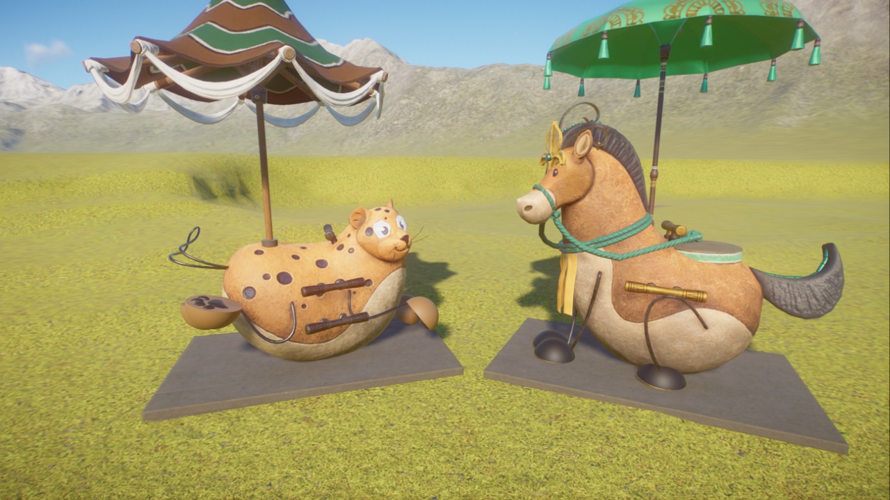 Statues/Playground Animals