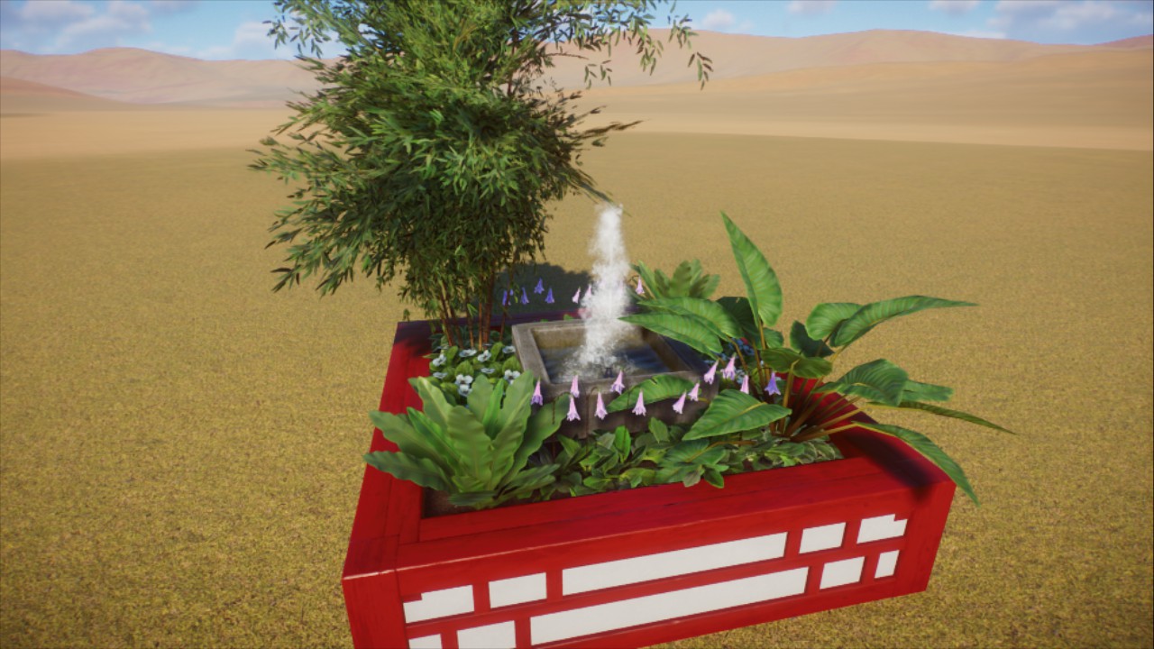Asian Fountain Planter