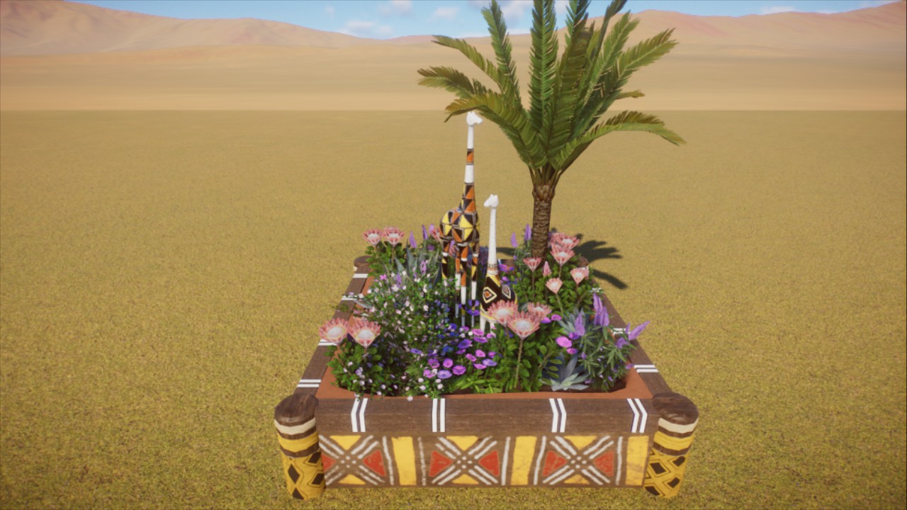Africa Giraffe Planter