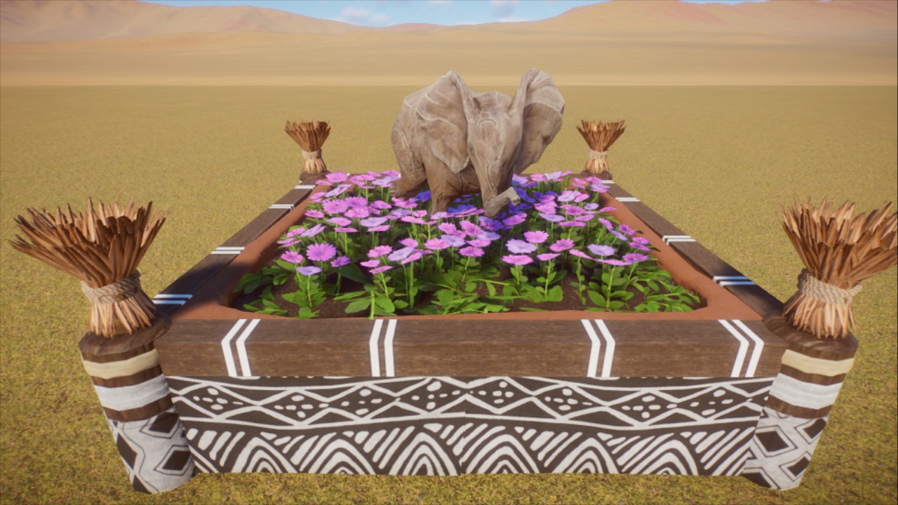 Africa Elephant Planter