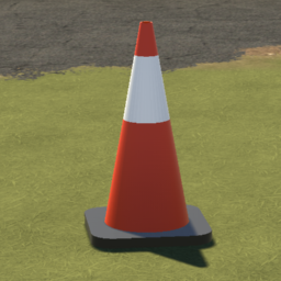Hyper-Realistic Traffic Cone
