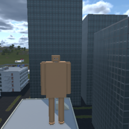 Standing Large Human ( With Organs )