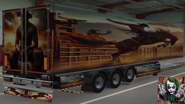 Cowboy Trailer Skin 02 ( by Joker) preview