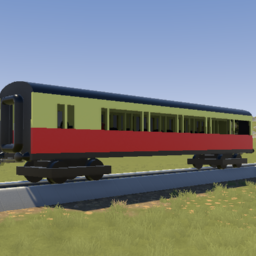 SR Maunsell Coach - Red and Creme (Brake)
