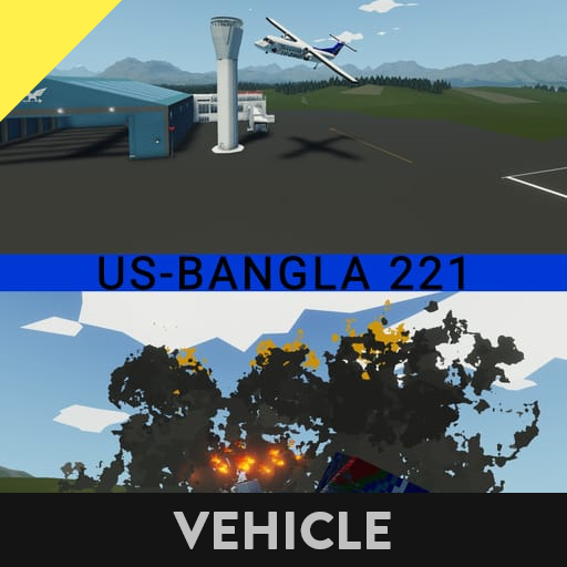 Dash 8 q400 US-Bangla Air(destructible)