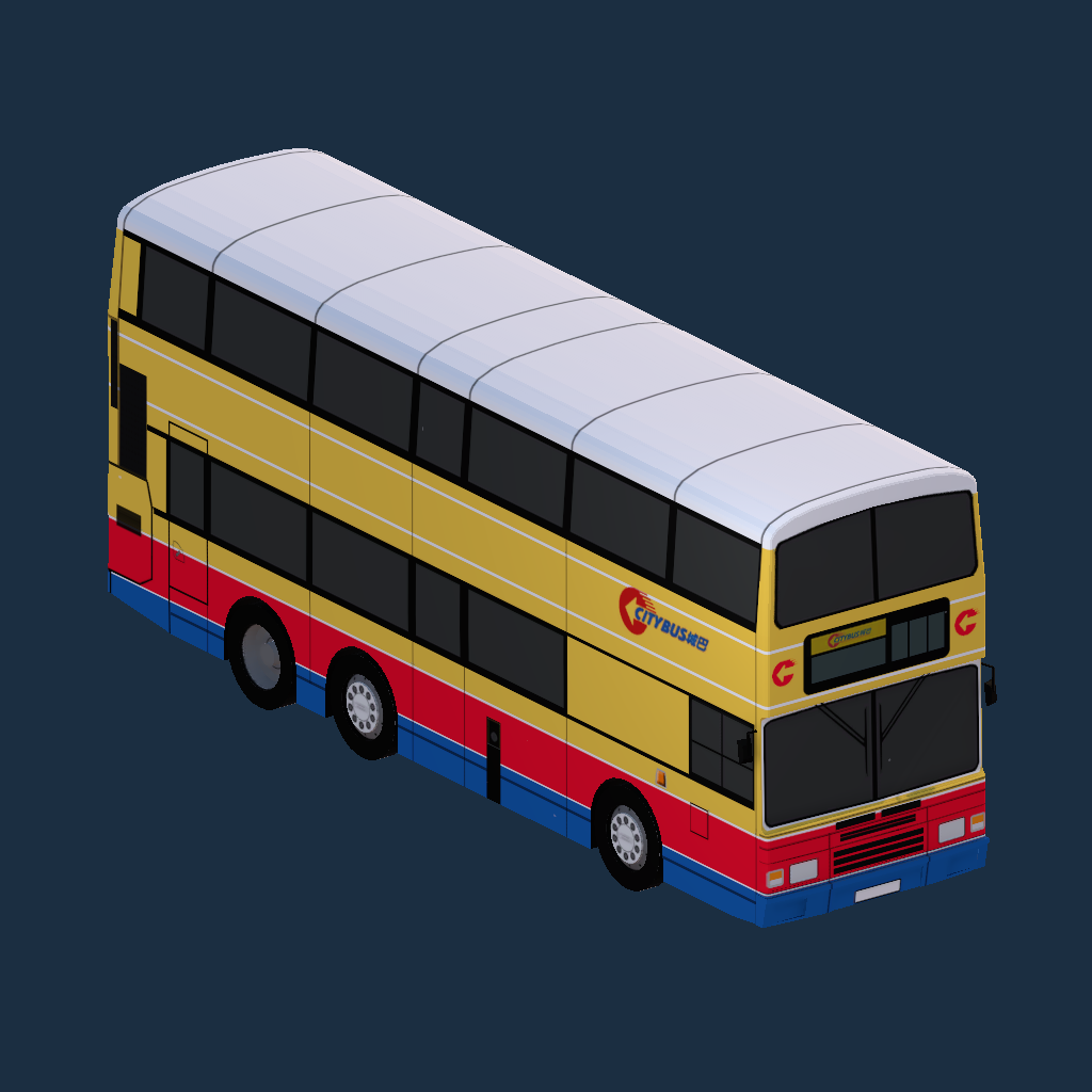 CTB Dennis Dragon 7XX - CTB 90's color Livery 1