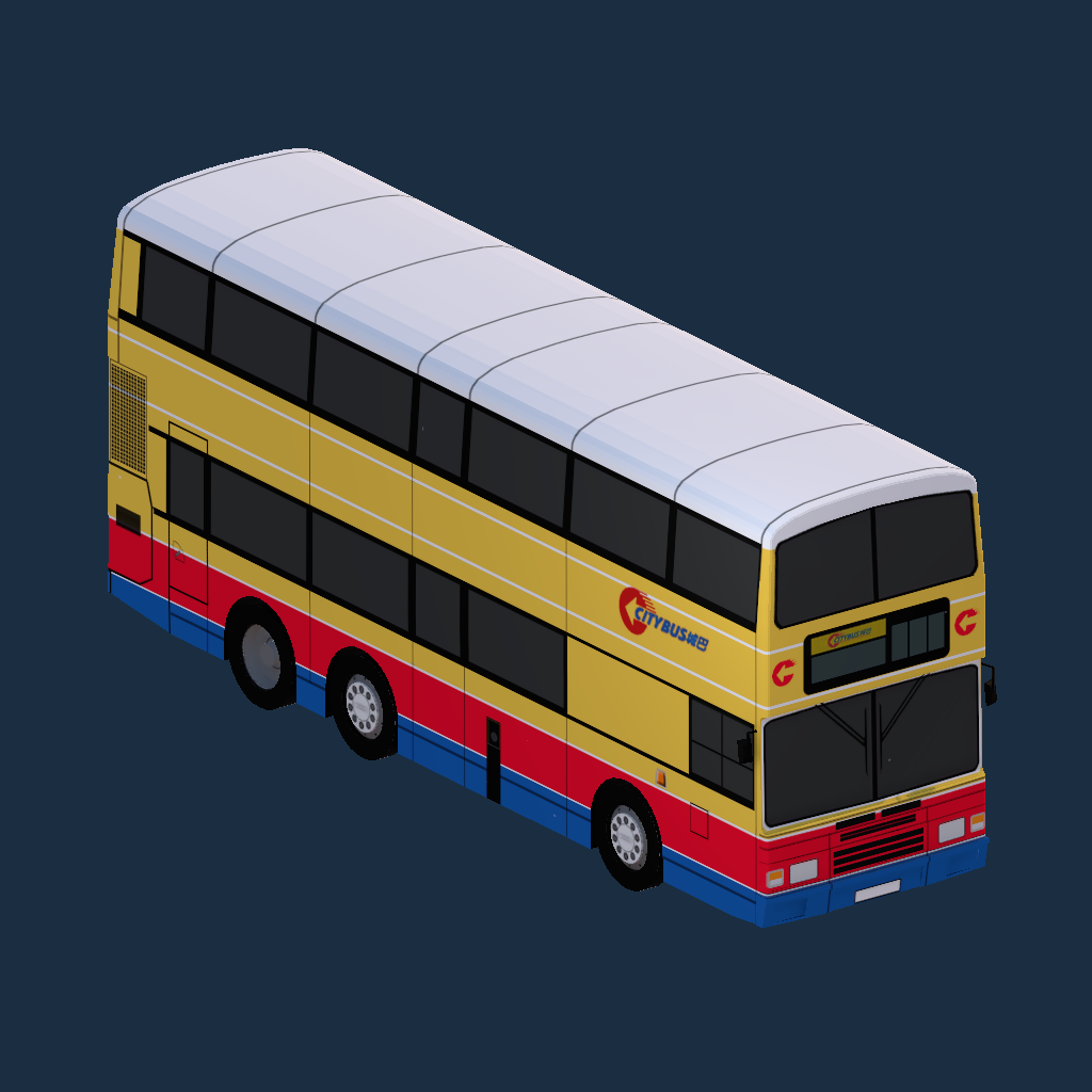 CTB Dennis Dragon 7XX - CTB 90's color Livery 1