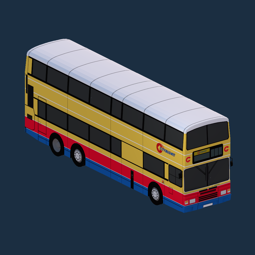 CTB Dennis Dragon 8XX - CTB 90's color Livery 1