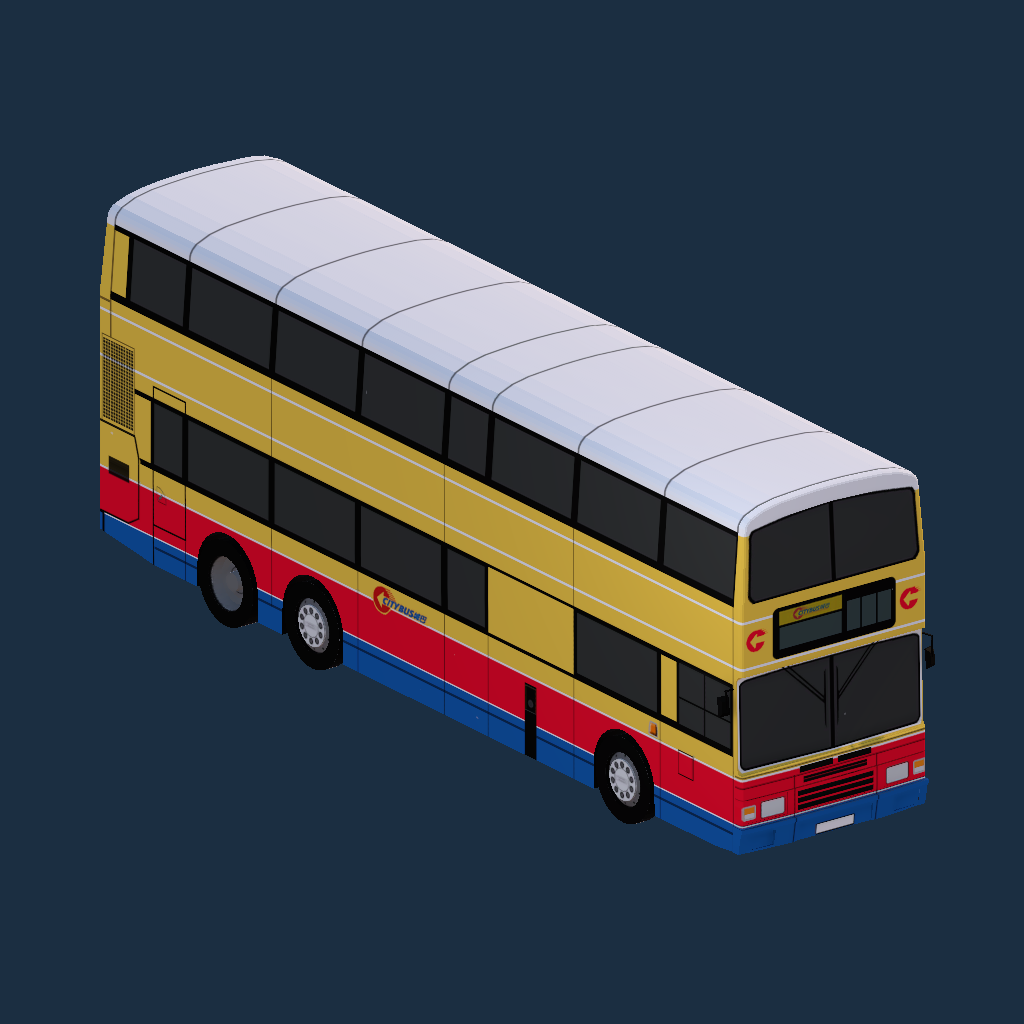 CTB Dennis Dragon 8XX - CTB 90's color Livery 2