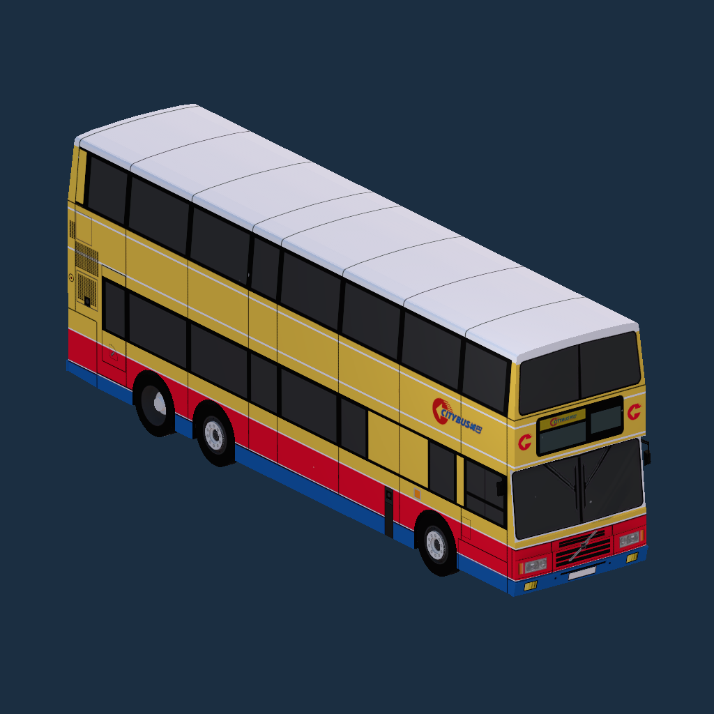 CTB Volvo Olympian 12M ALX Body 90's color 1