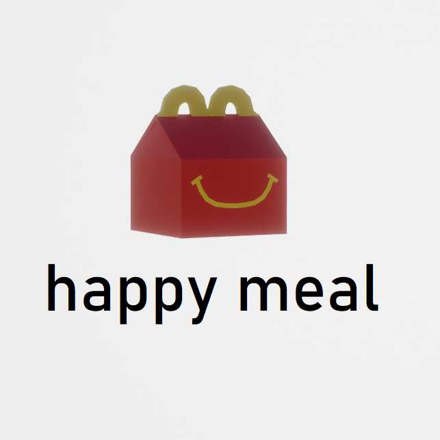 1:1 happy meal