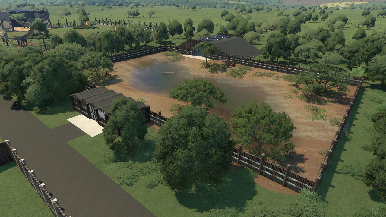 Enclosure with House and Viewing Gallery
