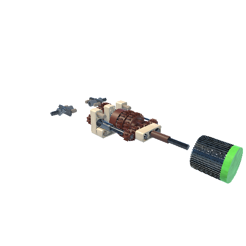 4 Speed compact gearbox