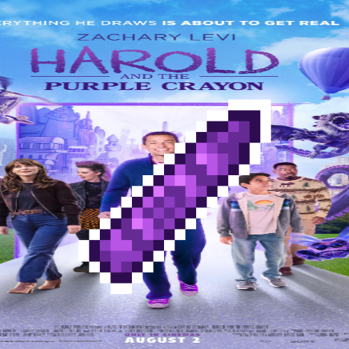 THE CRAYON FROM HAROLD AND THE PURPLE CRAYON