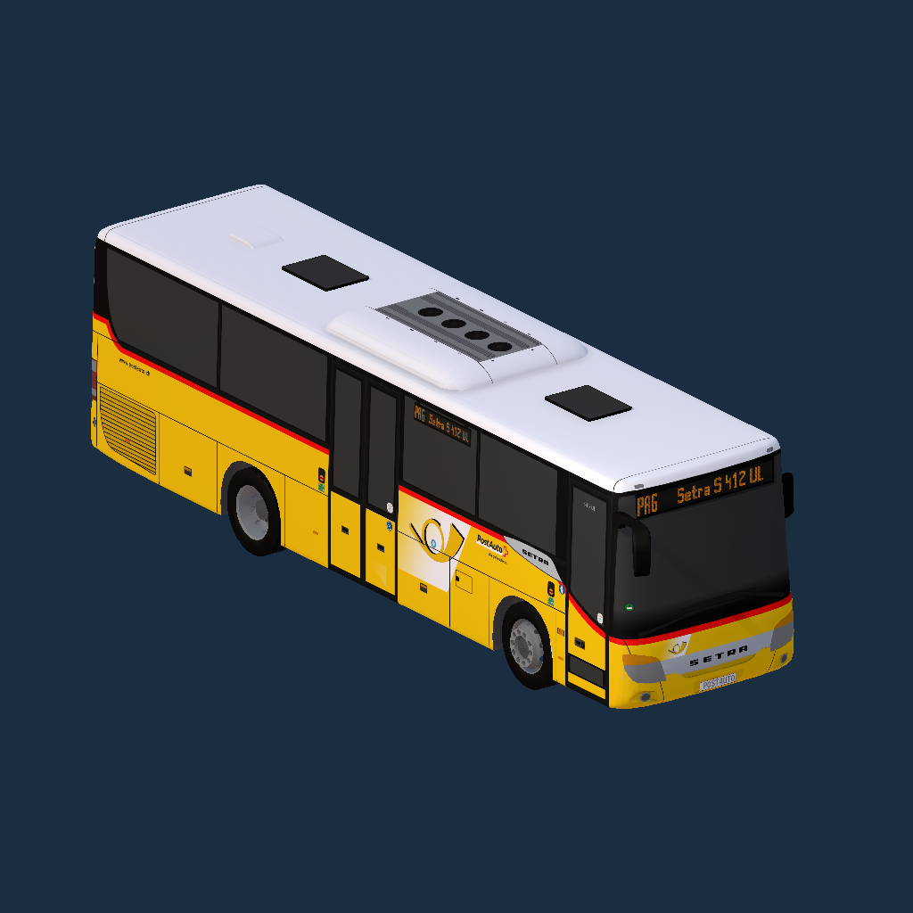 Postauto Schweiz - Setra S 412 UL
