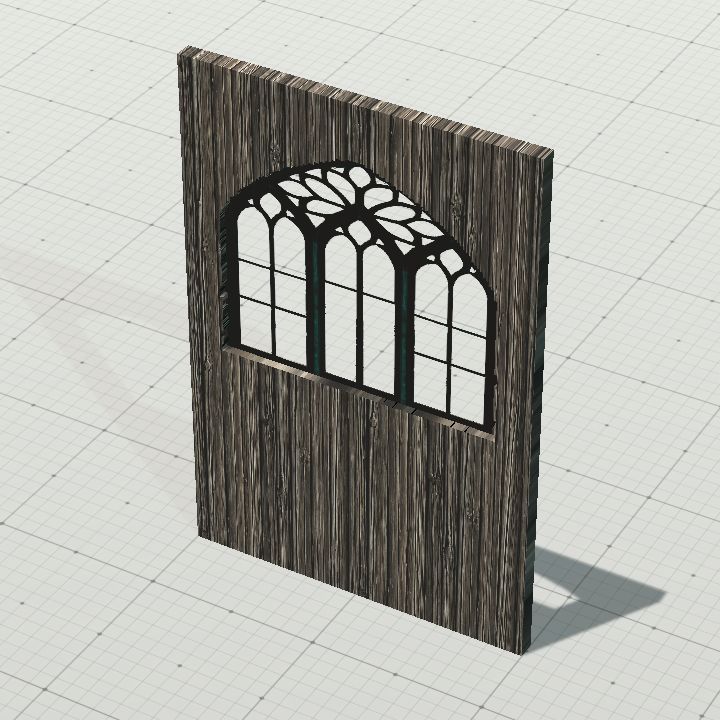 TW7WOODdoublewide window black