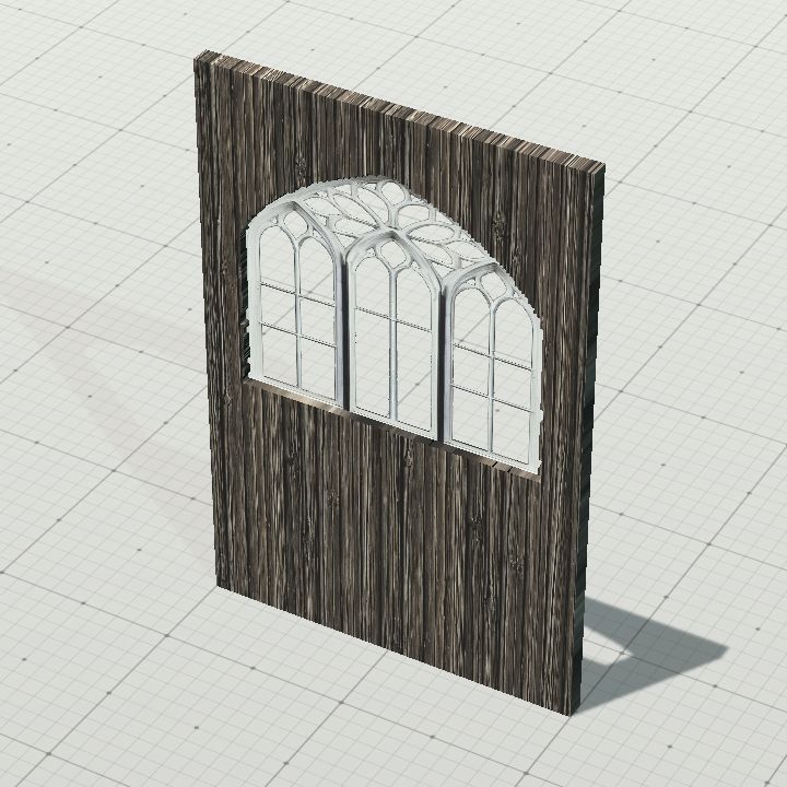 TW7WOODdoublewide white window