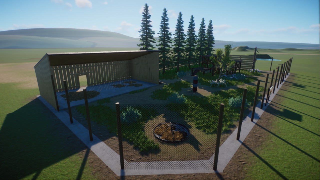 Alpine Goat Enclosure