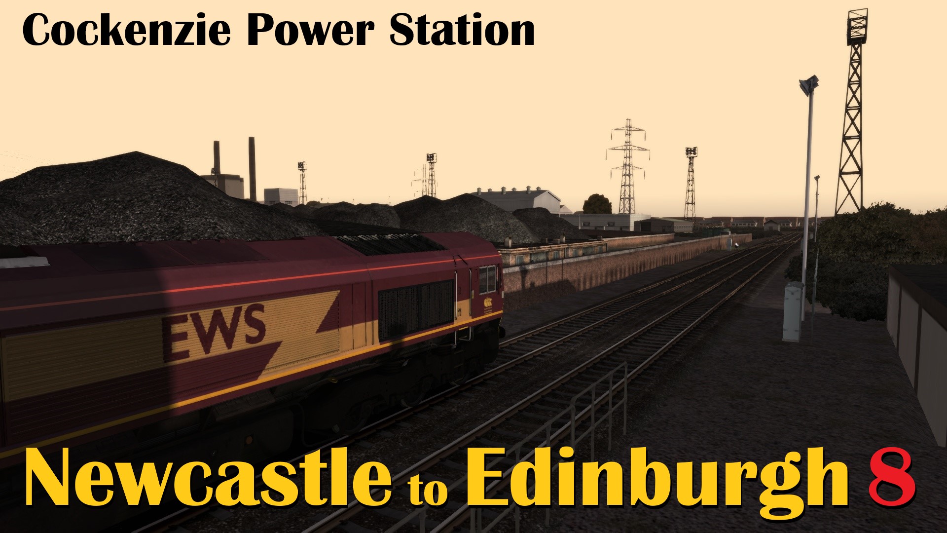 N.S1158 Unloading Coal at Cockenzie Power Station then empties to Leith Docks