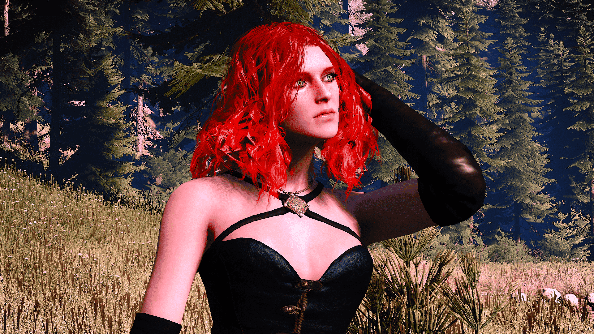 Short Curly Hair for Triss