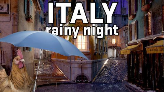 A Rainy Night in Italy