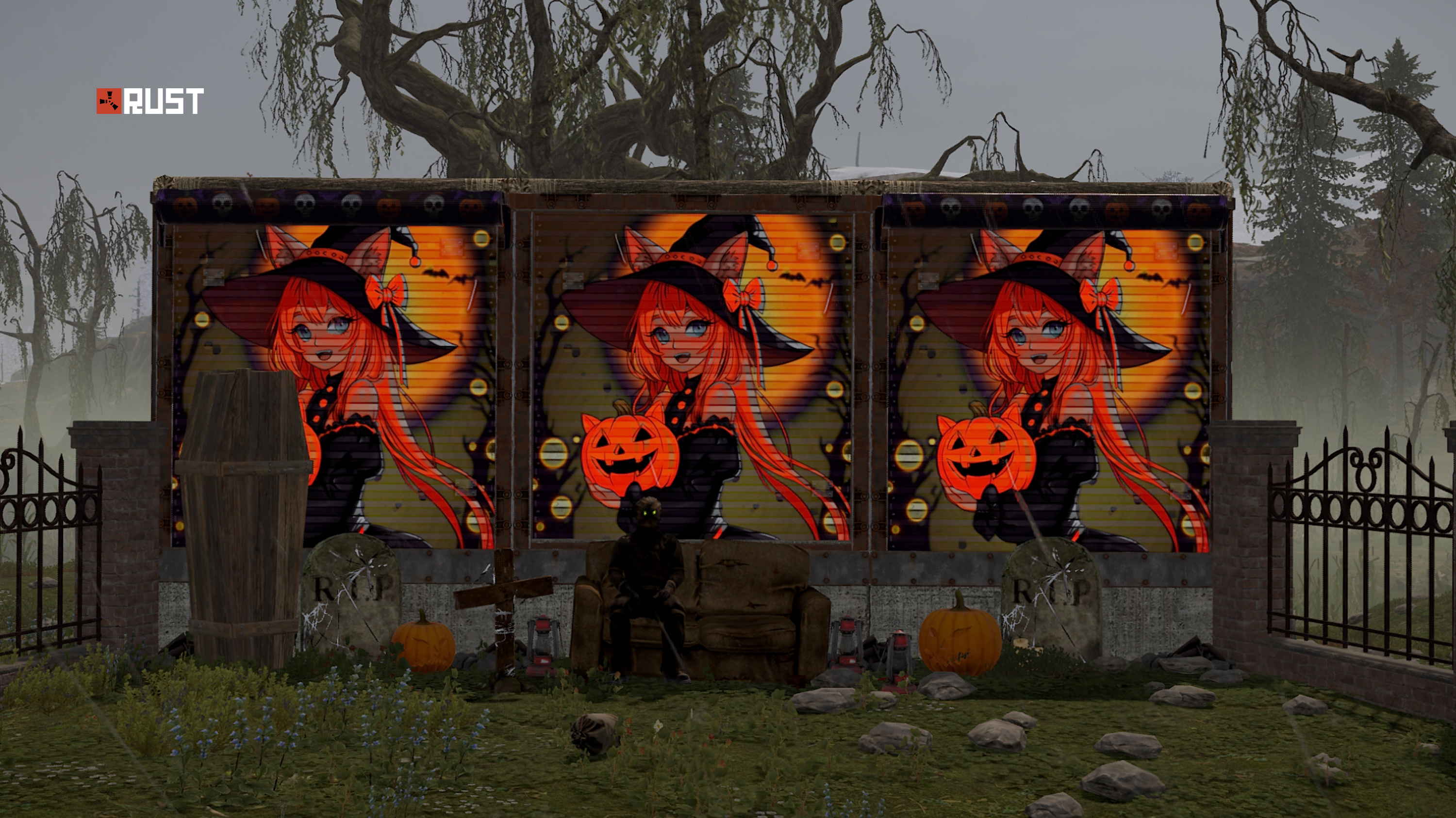 Witch Garage Door