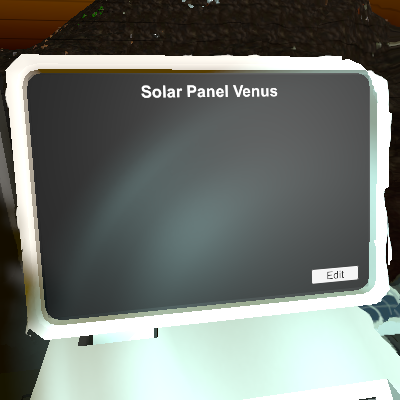 Solar Panel Venus