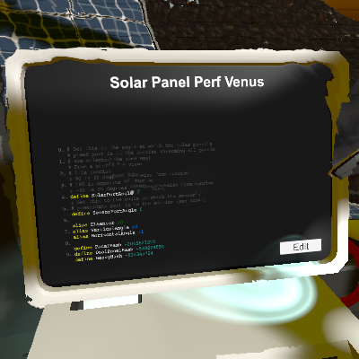 Solar Panel Perf Venus