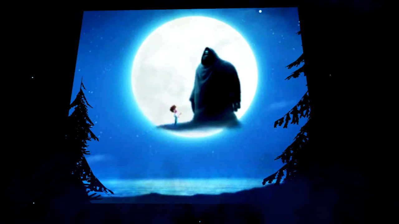 Orion and the Dark Moon Scene