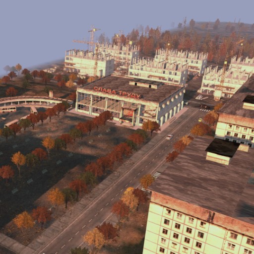 Soviet closed city [map] / Закрытый советский город [карта]- Modern Conflict mod