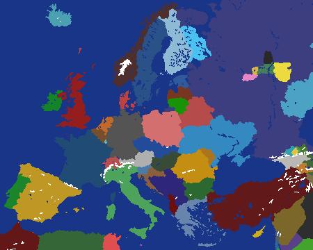 Europe - 1991 Dissolution of USSR