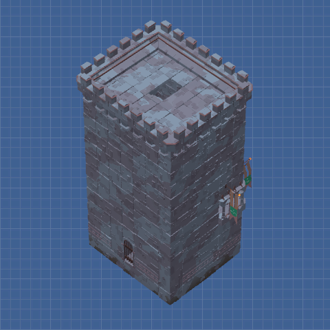 7x6 MAX Integrity Tower + Inner Stone Staircase + Window Level (LEFT CORNER PIECE)